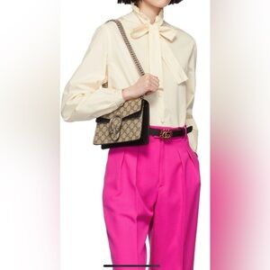 Gucci
Black Crystal GG Marmont Belt